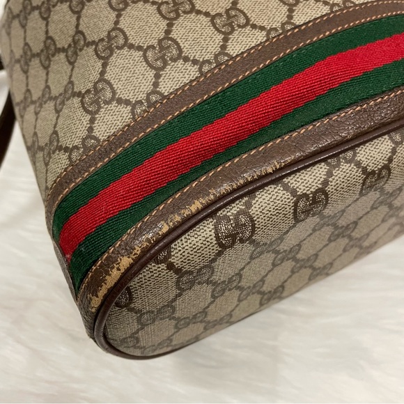 Vintage Gucci Guccisima Web Canvas Bucket Bag - Picture 5 of 12